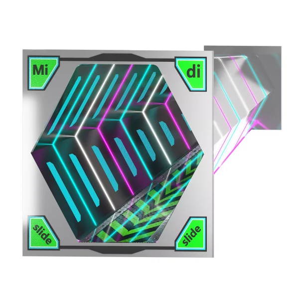 Children Hexagonal Slide Big Trumpet Slide Led Slide