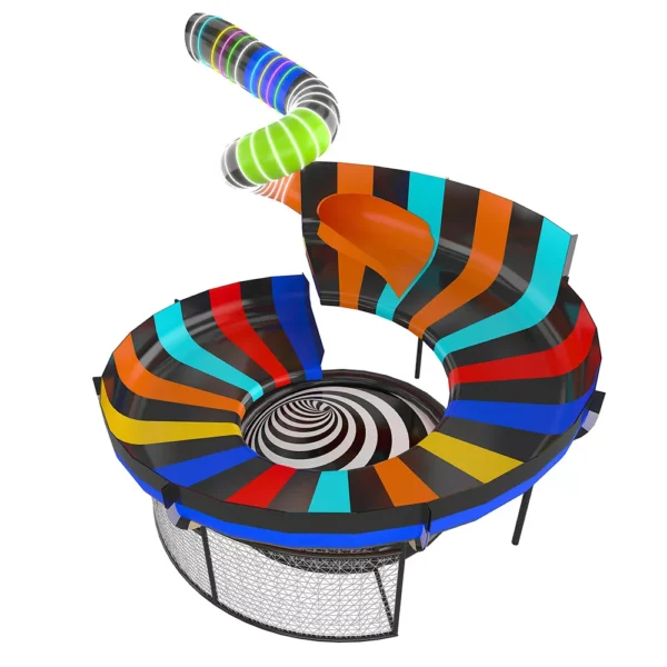 Super Exciting Turntable Slide Funnel Slide Spiral Slide