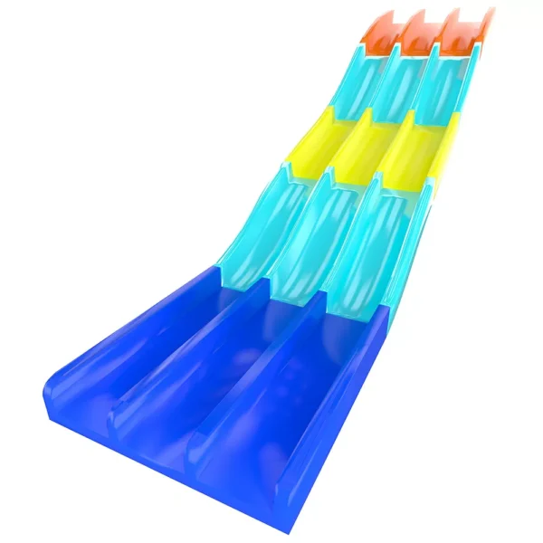 Three Person Slide High Quality Slide Water Park Slide Fiberglass Slide Water Slide